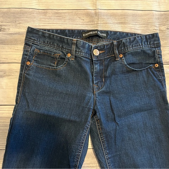 Express - Stella - Cropped Skinny Low Rise Jeans - Size 6 - Picture 2 of 5
